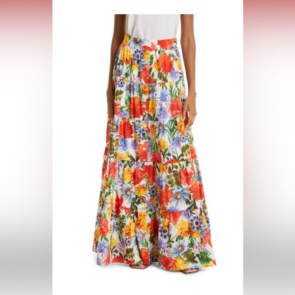 CARA CARA Nathali Skirt in egret blossoms - NWT - size small - Picture 6 of 6